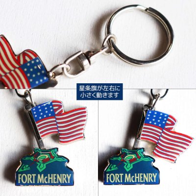 画像2: アメリカン雑貨｜USAコレクティブルキーホルダー・FORT McHENRYフォートマクヘンリー・要塞・観光お土産スーベニア