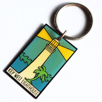 画像1: アメリカン雑貨｜USAコレクティブルキーホルダーKEY WEST LIGHTHOUSE・キーウェスト灯台・観光・スーベニアお土産